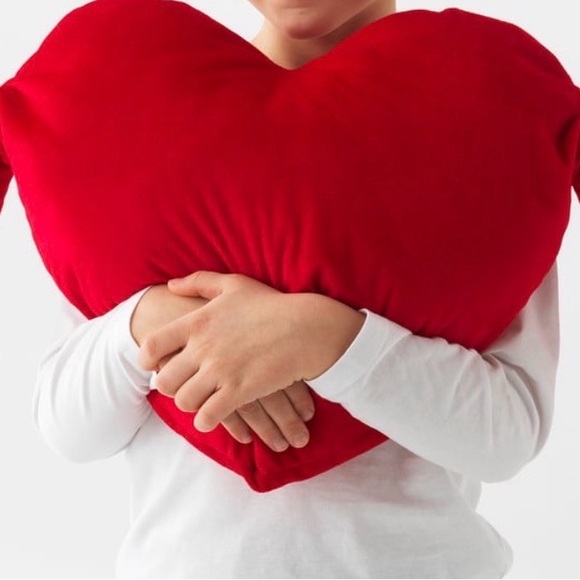 16x40” Red Heart-Shaped Plush Pillow CUSHION Valentine’s Day I love you new ❤️ - Picture 5 of 7